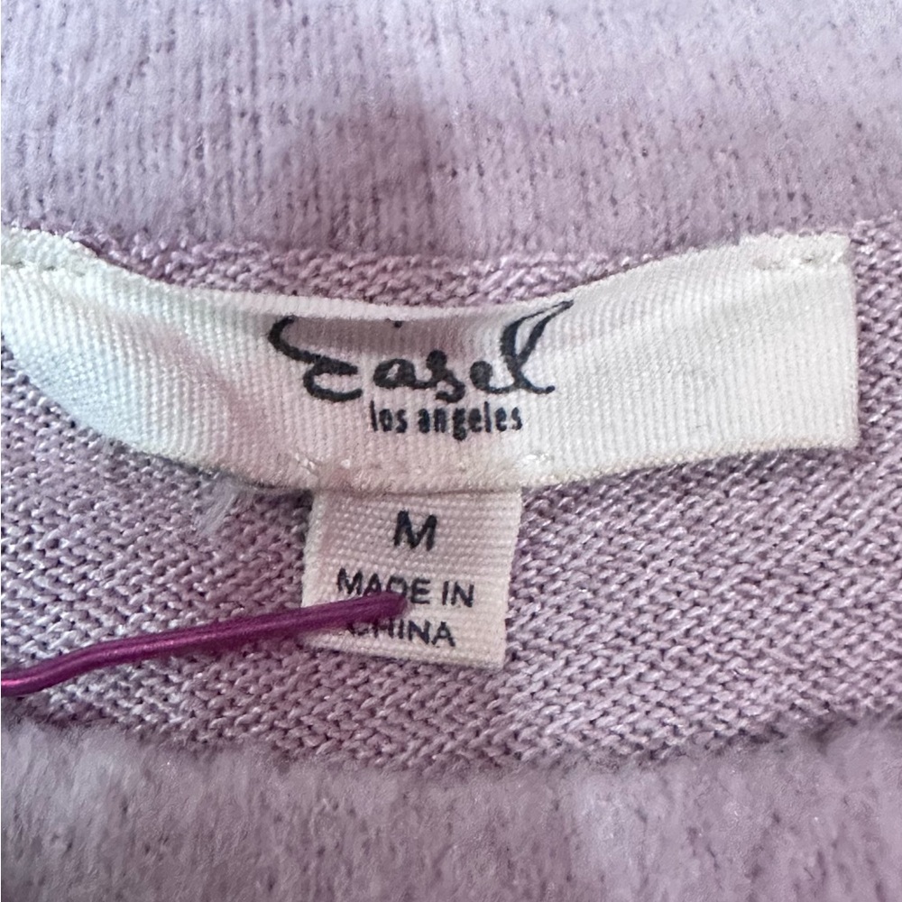 Easel Patchwork Contrast Stitch Sweater - image 6